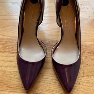 Pointy Toe Pump- Purple